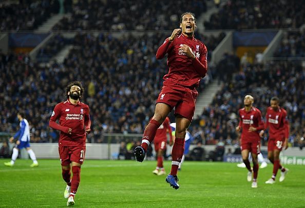 Virgil van Dijk was an imposing figure in Liverpool's defence